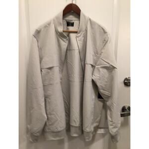 Mens Hurley Exist Cargo Bomber Jacket color (Bone) Large Outdoor Casual NWT